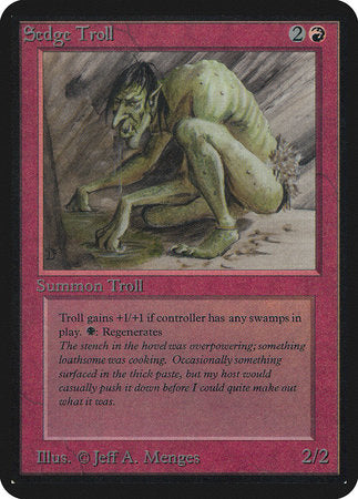 Sedge Troll [Limited Edition Alpha] | Exor Games Bridgewater