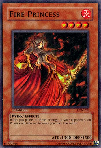 Fire Princess [LON-034] Super Rare | Exor Games Bridgewater