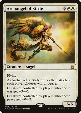 Archangel of Strife [Commander Anthology] | Exor Games Bridgewater