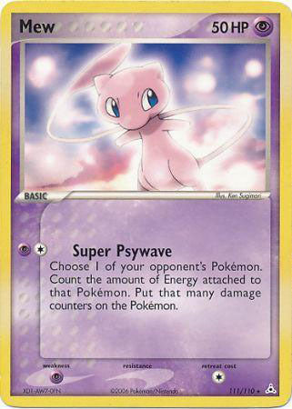 Mew (111/110) (Non Holo DVD Promo) [EX: Holon Phantoms] | Exor Games Bridgewater