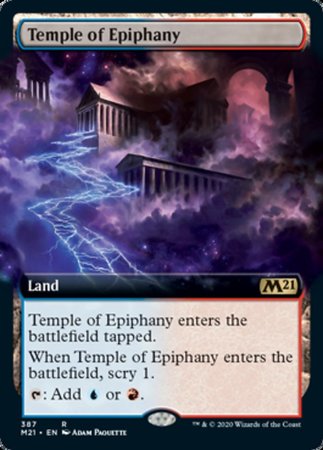 Temple of Epiphany (Extended Art) [Core Set 2021] | Exor Games Bridgewater