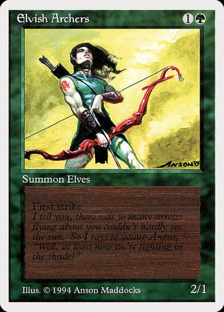 Elvish Archers [Summer Magic / Edgar] | Exor Games Bridgewater