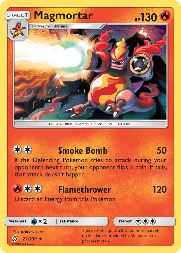 Magmortar (22/236) [Sun & Moon: Unified Minds] | Exor Games Bridgewater