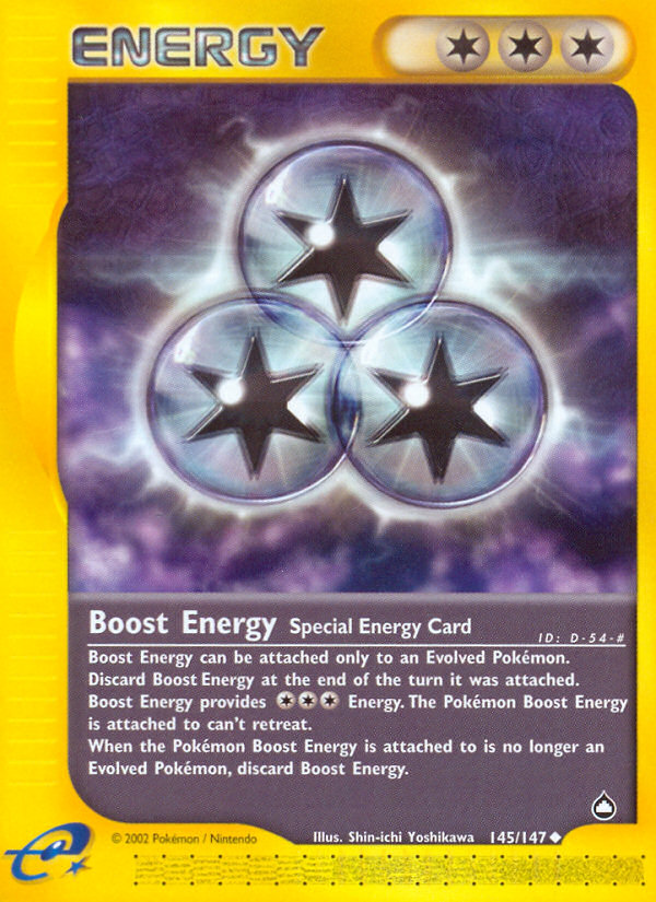 Boost Energy (145/147) [Aquapolis] | Exor Games Bridgewater