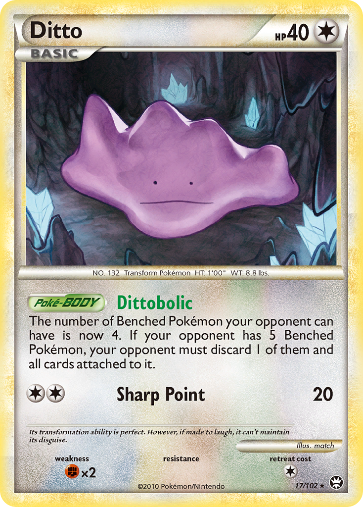 Ditto (17/102) [HeartGold & SoulSilver: Triumphant] | Exor Games Bridgewater