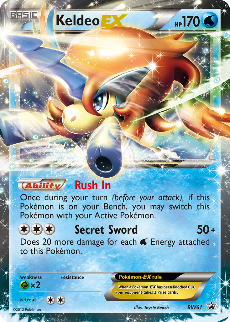 Keldeo EX (BW61) [Black & White: Black Star Promos] | Exor Games Bridgewater