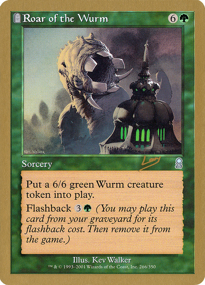 Roar of the Wurm (Raphael Levy) [World Championship Decks 2002] | Exor Games Bridgewater