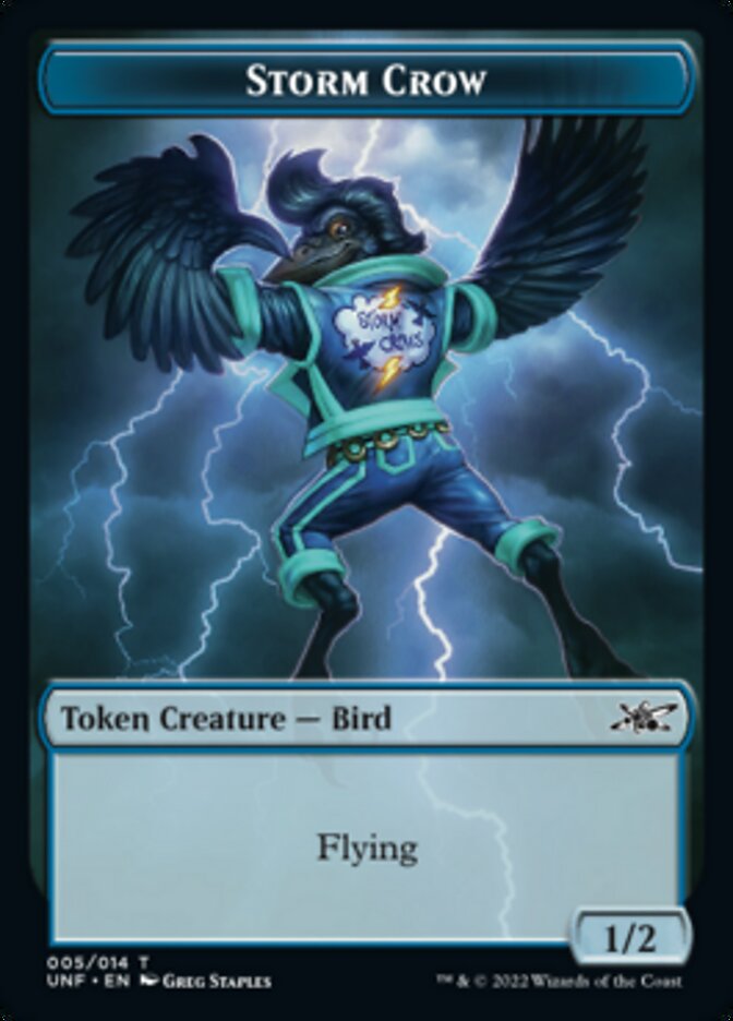 Storm Crow Token [Unfinity Tokens] | Exor Games Bridgewater