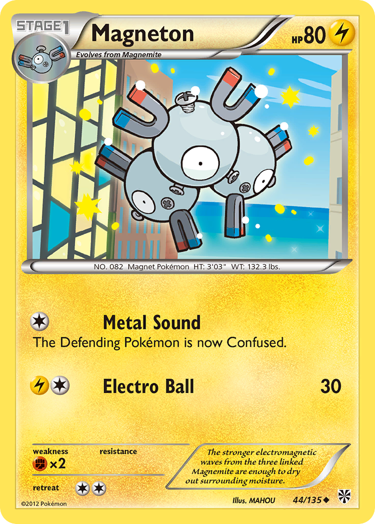 Magneton (44/135) [Black & White: Plasma Storm] | Exor Games Bridgewater