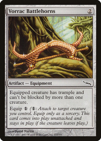 Vorrac Battlehorns [Mirrodin] | Exor Games Bridgewater