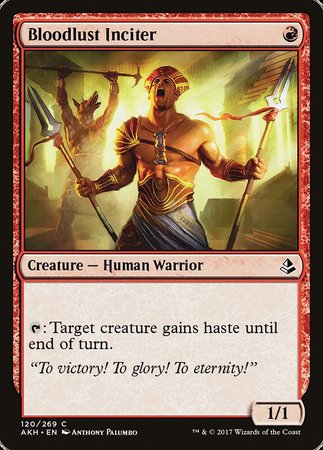 Bloodlust Inciter [Amonkhet] | Exor Games Bridgewater