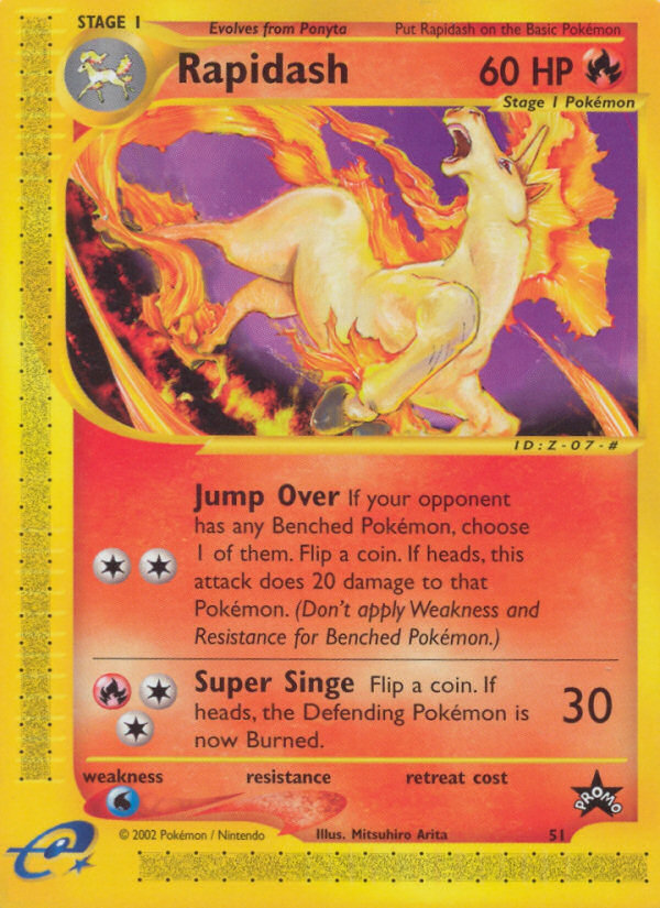 Rapidash (51) [Wizards of the Coast: Black Star Promos] | Exor Games Bridgewater