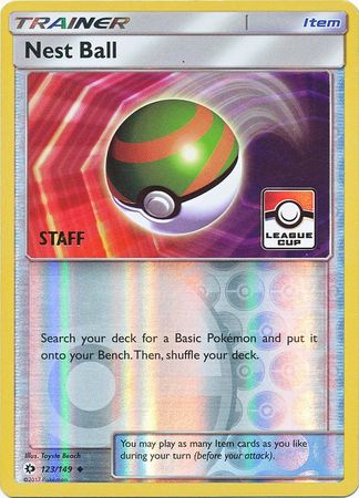 Nest Ball (123/149) (League Promo Staff) [Sun & Moon: Base Set] | Exor Games Bridgewater