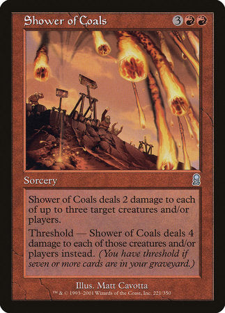 Shower of Coals [Odyssey] | Exor Games Bridgewater