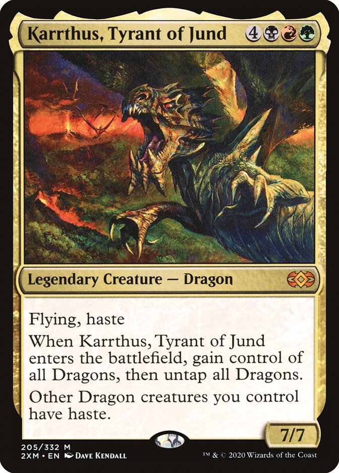 Karrthus, Tyrant of Jund [Double Masters] | Exor Games Bridgewater