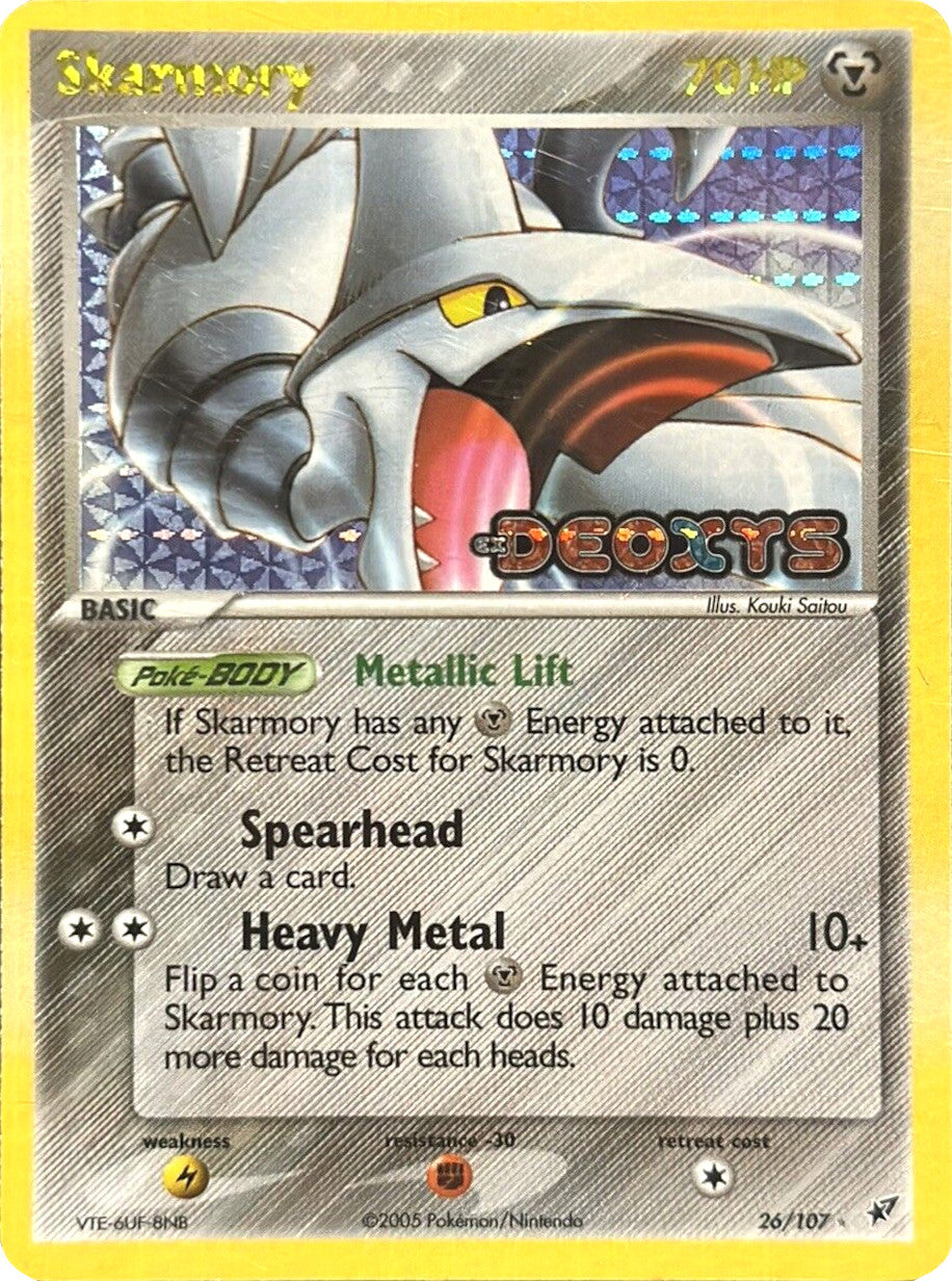 Skarmory (26/107) (Stamped) [EX: Deoxys] | Exor Games Bridgewater