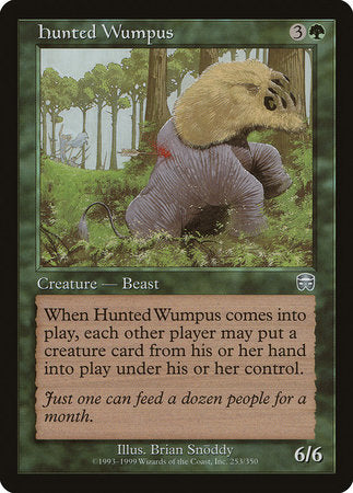 Hunted Wumpus [Mercadian Masques] | Exor Games Bridgewater