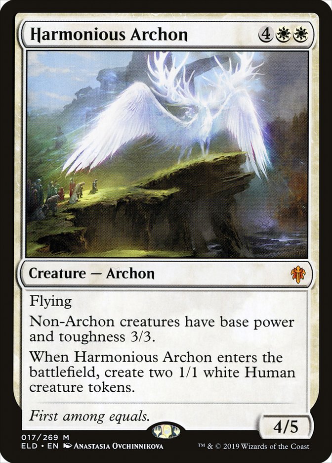 Harmonious Archon [Throne of Eldraine] | Exor Games Bridgewater