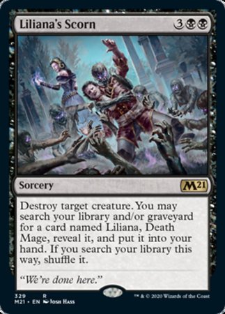 Liliana's Scorn [Core Set 2021] | Exor Games Bridgewater