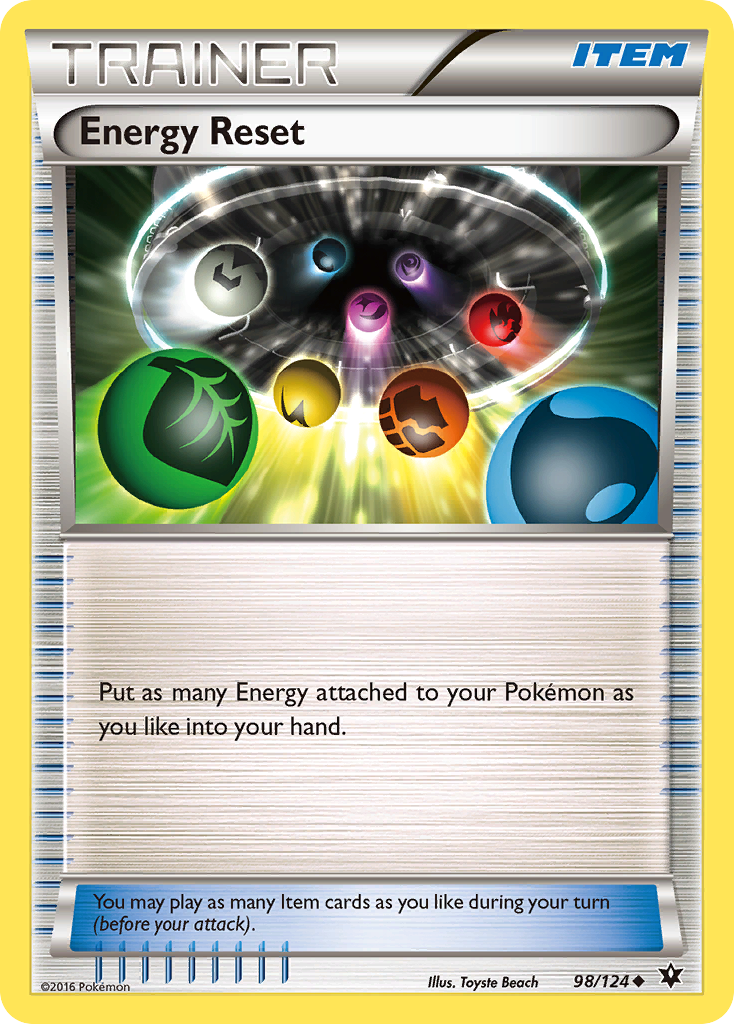 Energy Reset (98/124) [XY: Fates Collide] | Exor Games Bridgewater