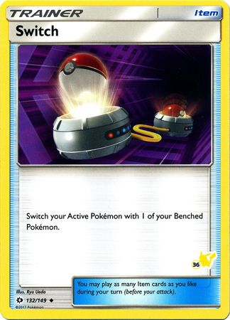 Switch (132/149) (Pikachu Stamp #36) [Battle Academy 2020] | Exor Games Bridgewater