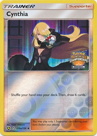 Cynthia (119a/156) (Regional Championship Promo) [Sun & Moon: Ultra Prism] | Exor Games Bridgewater