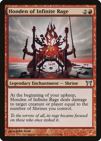 Honden of Infinite Rage [Champions of Kamigawa] | Exor Games Bridgewater