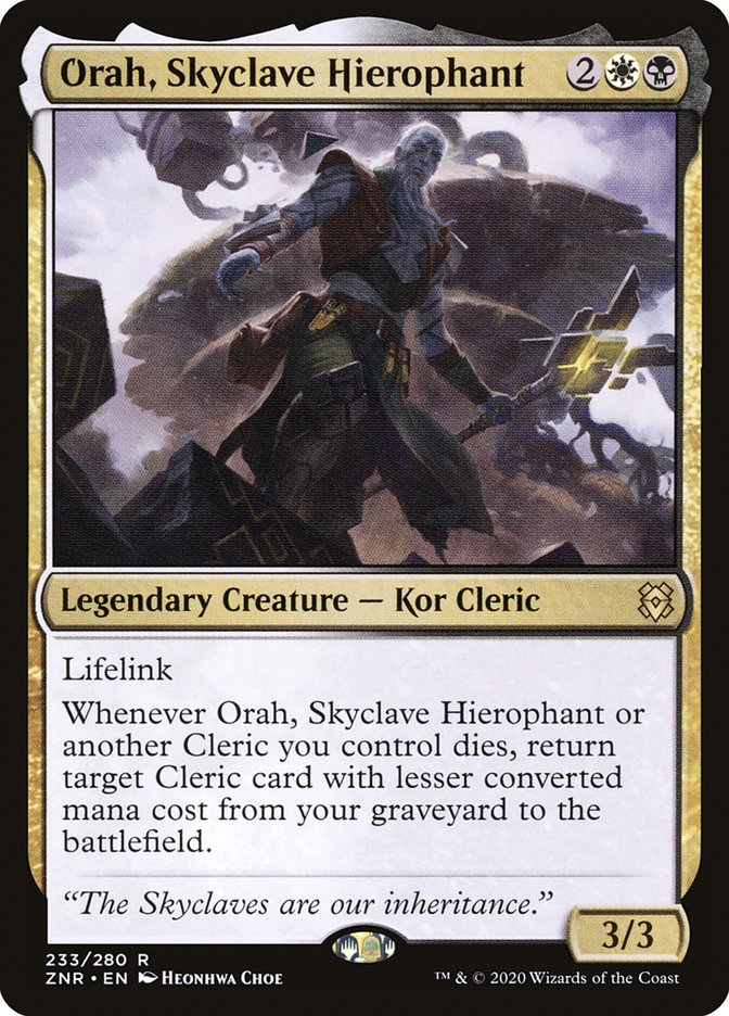 Orah, Skyclave Hierophant [Zendikar Rising] | Exor Games Bridgewater