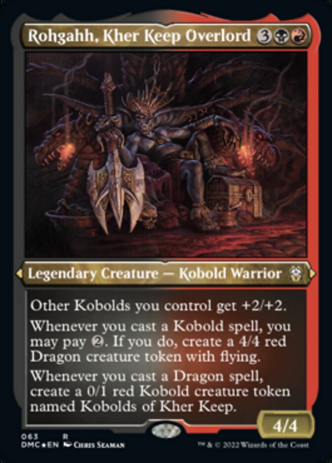 Rohgahh, Kher Keep Overlord (Foil Etched) [Dominaria United Commander] | Exor Games Bridgewater