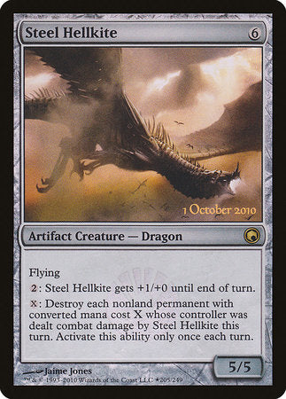 Steel Hellkite [Scars of Mirrodin Promos] | Exor Games Bridgewater