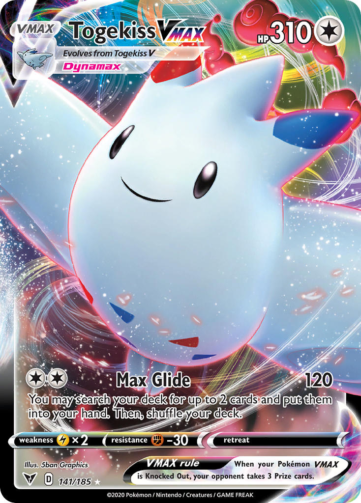 Togekiss VMAX (141/185) [Sword & Shield: Vivid Voltage] | Exor Games Bridgewater