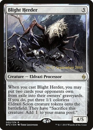 Blight Herder [Battle for Zendikar Promos] | Exor Games Bridgewater