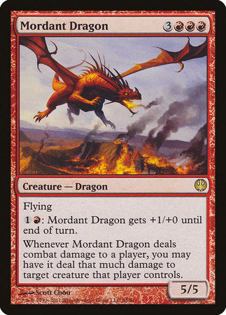 Mordant Dragon [Duel Decks: Knights vs. Dragons] | Exor Games Bridgewater