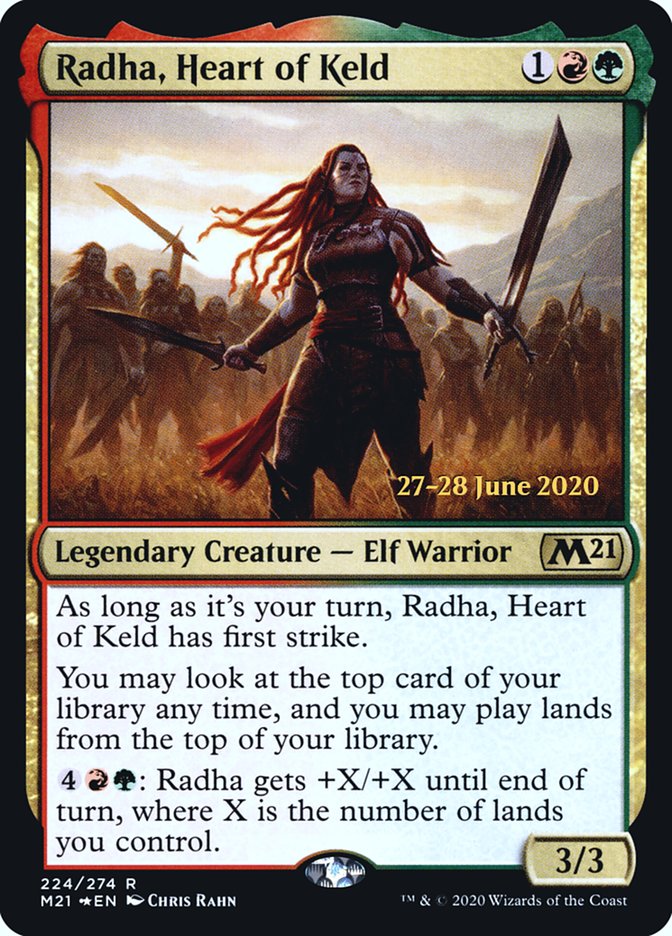 Radha, Heart of Keld  [Core Set 2021 Prerelease Promos] | Exor Games Bridgewater