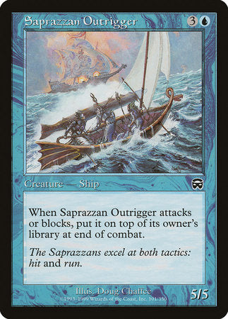 Saprazzan Outrigger [Mercadian Masques] | Exor Games Bridgewater