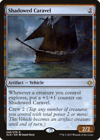 Shadowed Caravel [Ixalan] | Exor Games Bridgewater