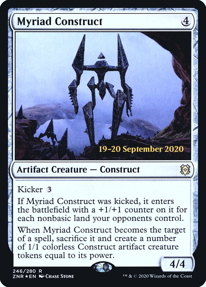 Myriad Construct  [Zendikar Rising Prerelease Promos] | Exor Games Bridgewater