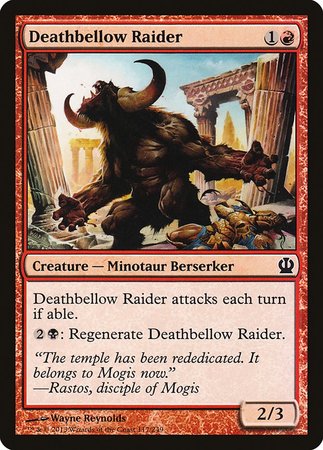 Deathbellow Raider [Theros] | Exor Games Bridgewater