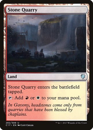 Stone Quarry [Commander 2017] | Exor Games Bridgewater