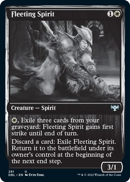 Fleeting Spirit [Innistrad: Double Feature] | Exor Games Bridgewater