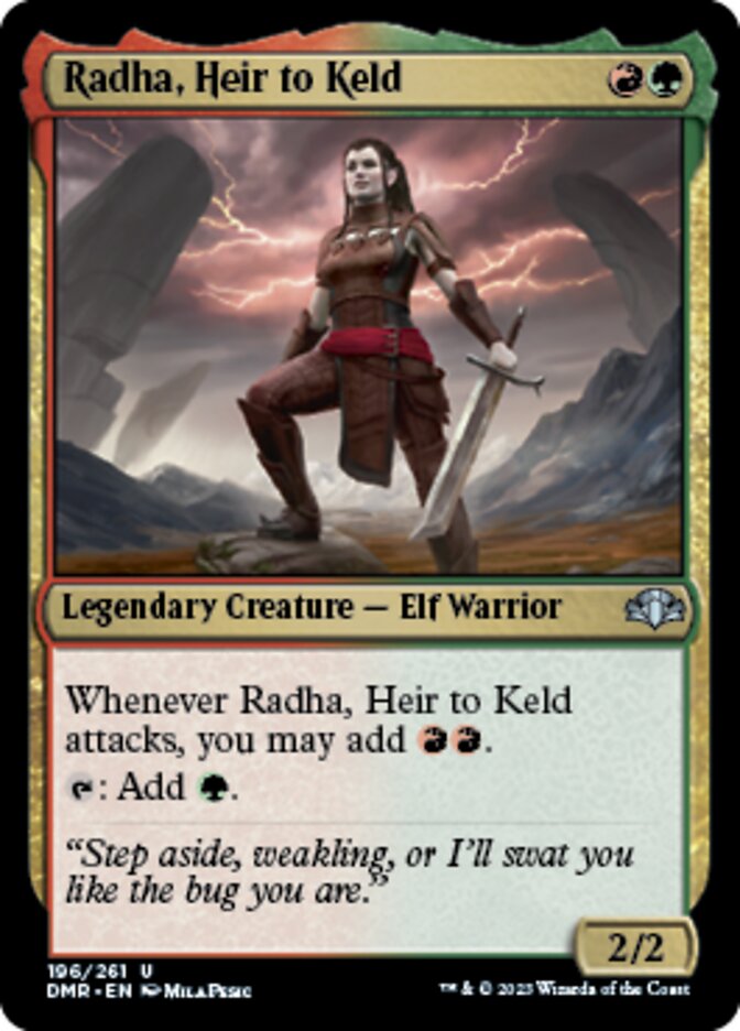 Radha, Heir to Keld [Dominaria Remastered] | Exor Games Bridgewater
