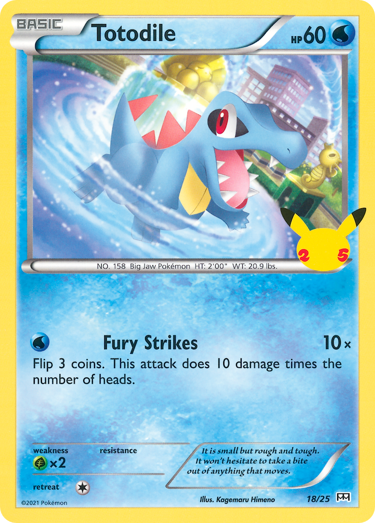 Totodile (18/25) [McDonald's 25th Anniversary] | Exor Games Bridgewater