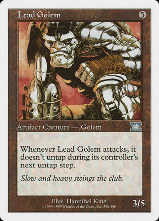 Lead Golem [Classic Sixth Edition] | Exor Games Bridgewater