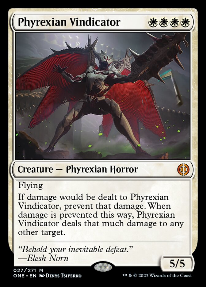 Phyrexian Vindicator [Phyrexia: All Will Be One] | Exor Games Bridgewater