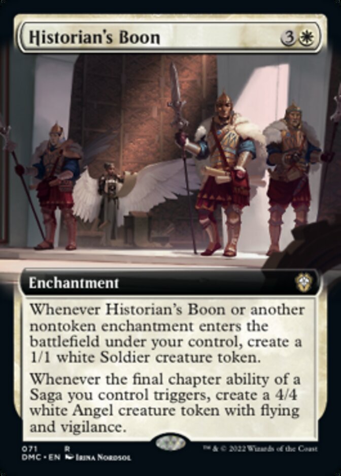 Historian's Boon (Extended Art) [Dominaria United Commander] | Exor Games Bridgewater