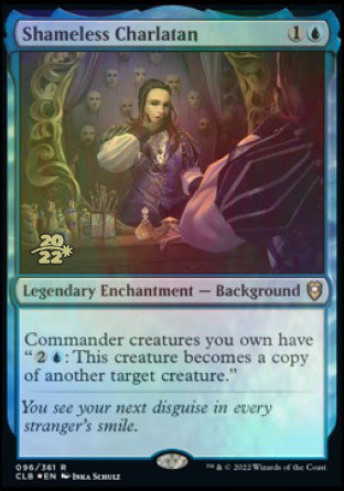 Shameless Charlatan [Commander Legends: Battle for Baldur's Gate Prerelease Promos] | Exor Games Bridgewater