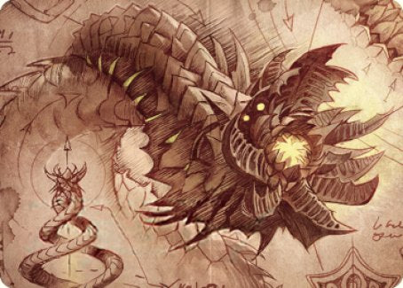 Wurmcoil Engine Art Card [The Brothers' War Art Series] | Exor Games Bridgewater