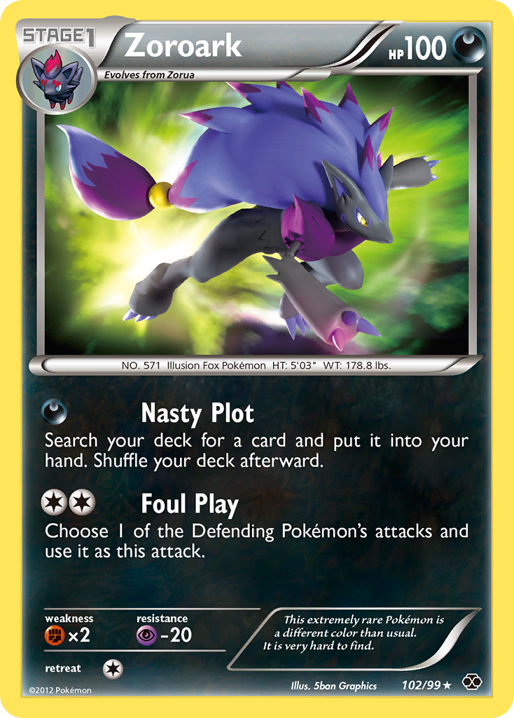 Zoroark (102/99) [Black & White: Next Destinies] | Exor Games Bridgewater