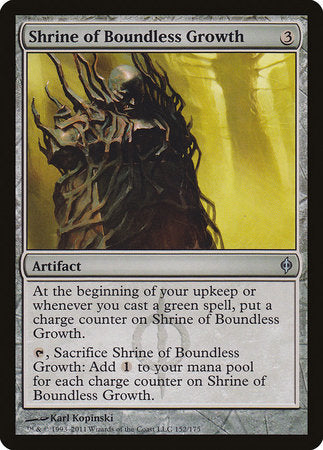 Shrine of Boundless Growth [New Phyrexia] | Exor Games Bridgewater