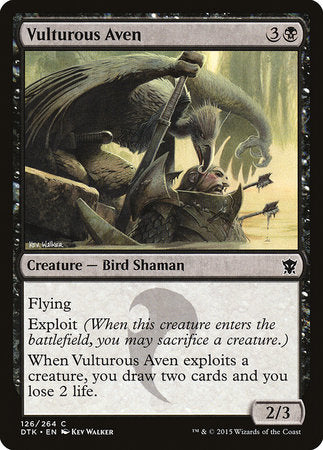 Vulturous Aven [Dragons of Tarkir] | Exor Games Bridgewater